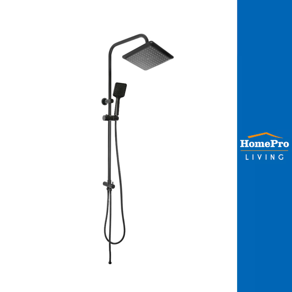 DMG ฝักบัว RAIN SHOWER GL-9102 สีดำ จัดส่งโดย HomePro