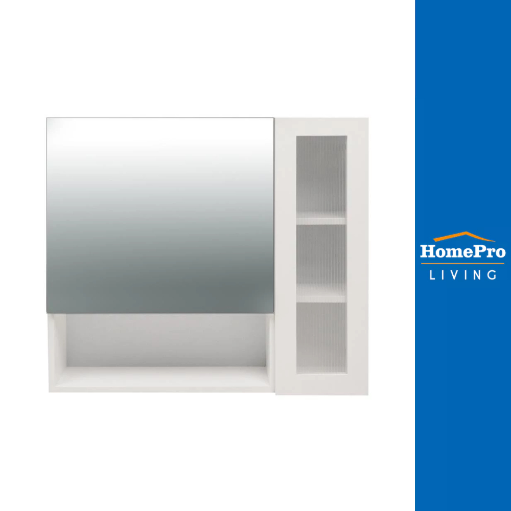 [สินค้าไม่รวมติดตั้ง] HomePro ตู้แขวนผนังไม้ TK-CAB-009 สีขาว แบรนด์ MOYA