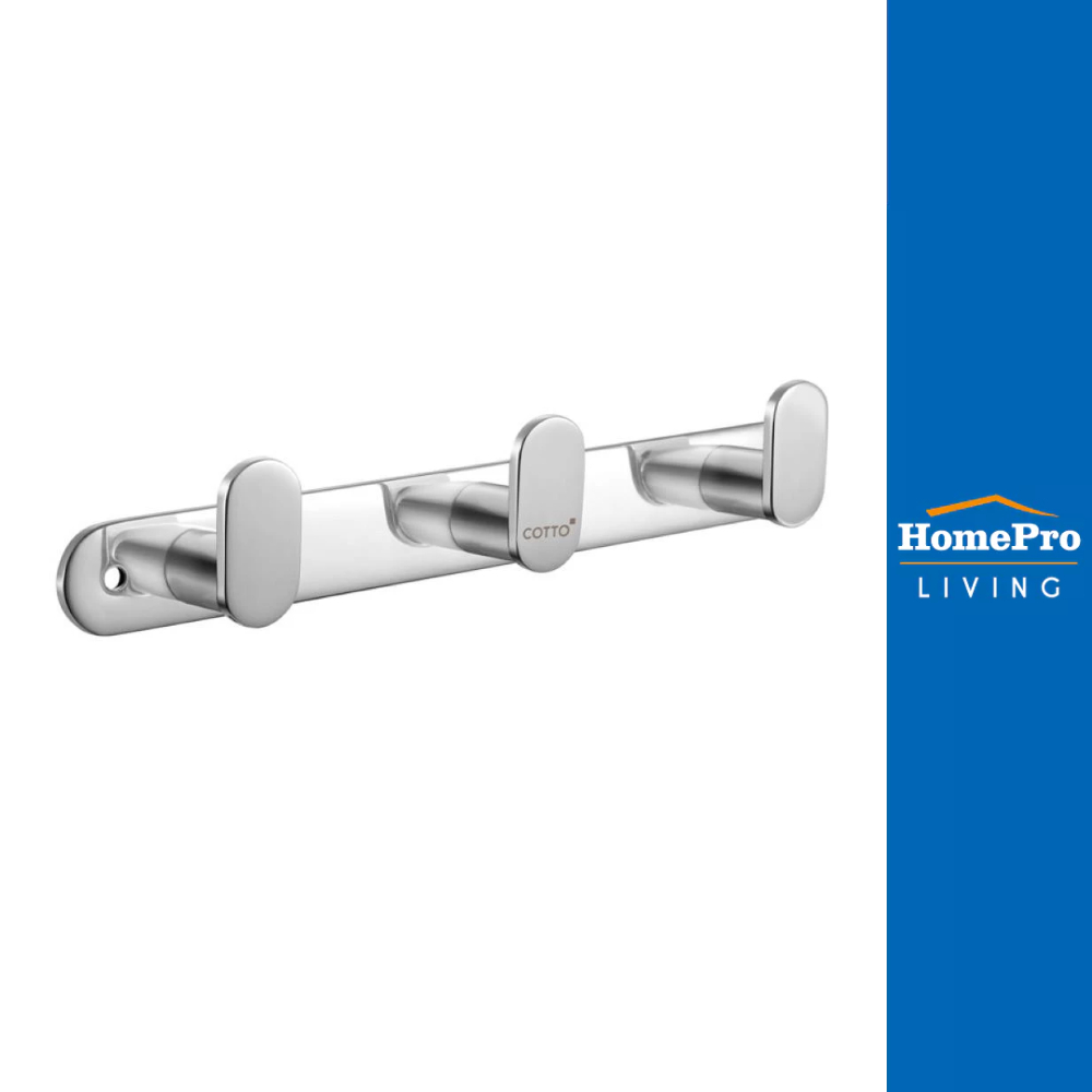 COTTO ขอแขวนผ้า CT0287(HM) สีโครม