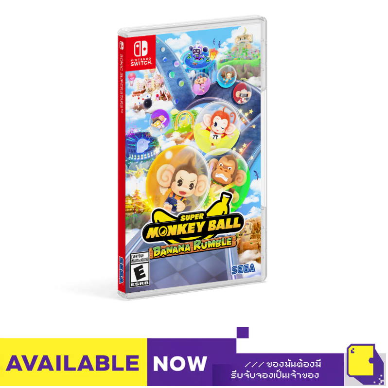 [+..••] พร้อมส่ง | NSW SUPER MONKEY BALL BANANA RUMBLE (เกม Nintendo Switch™ 🎮)