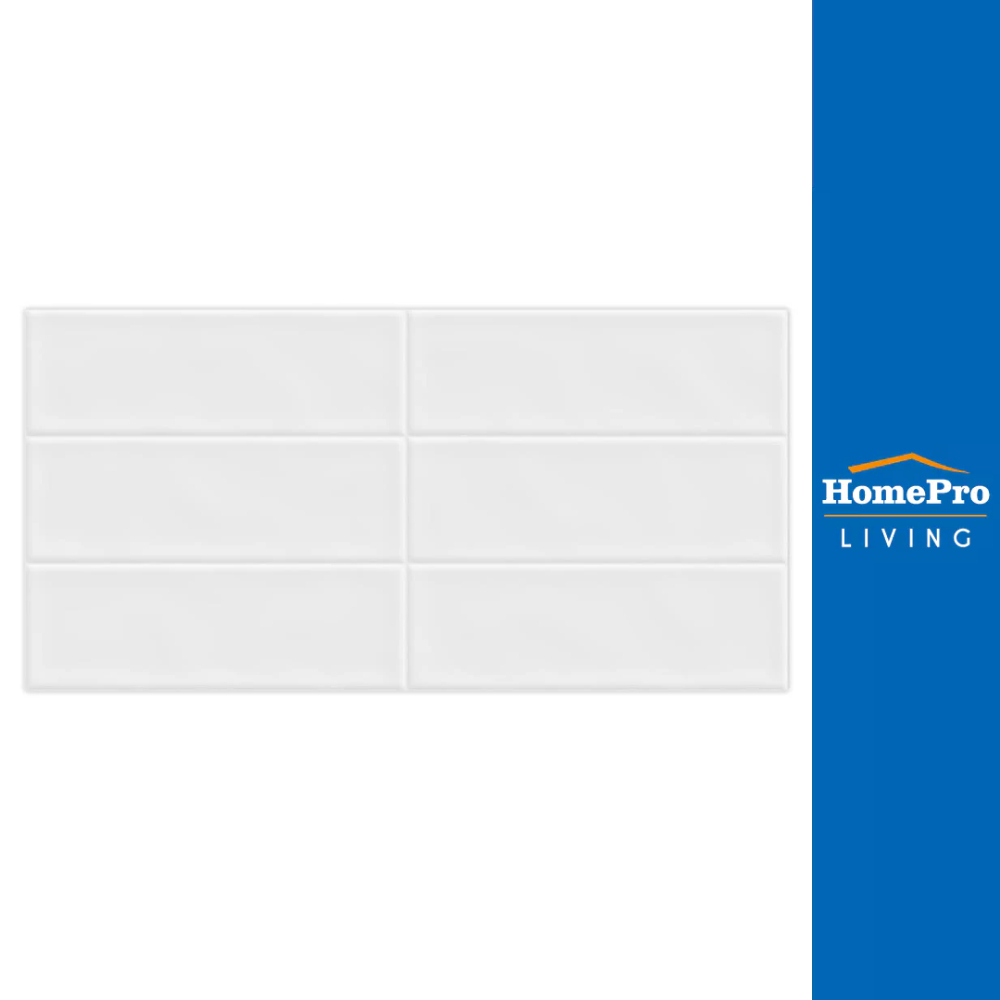 TARA กระเบื้องผนัง 30x60 ซม. คาลวิน ไวท์ 0.9 ตร.ม. จัดส่งโดย HomePro