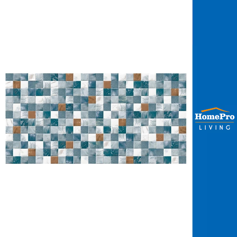 HomePro กระเบื้องผนัง 30X60 ซม. โดมินิค บลู 0.9M2 แบรนด์ TARA
