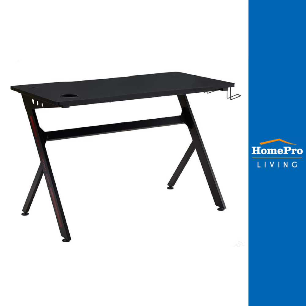 [จัดส่งพร้อมประกอบ] HomePro โต๊ะเกมมิ่ง FURDINI MORTOS สีดำ แบรนด์ FURDINI
