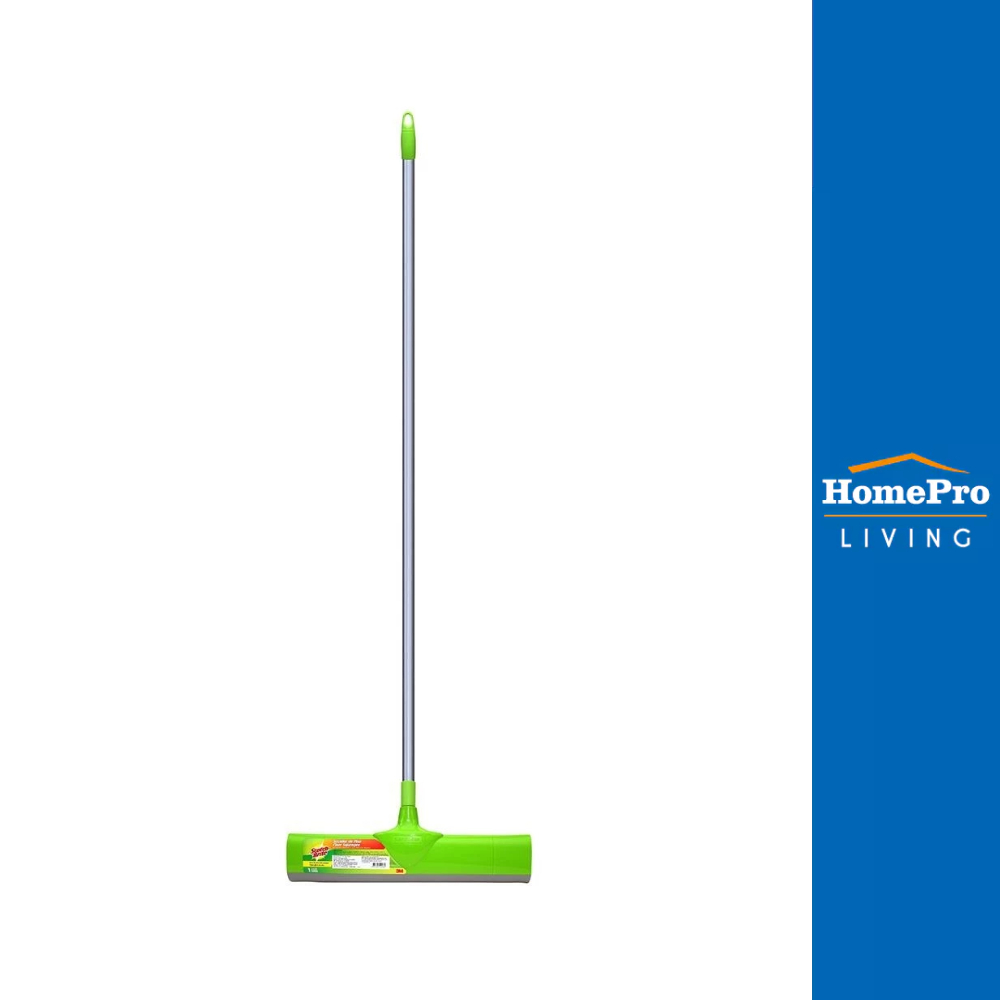 SCOTCH-BRITE ยางไล่น้ำอะลูมิเนียมและพีวีซี 15.6 นิ้ว สีเขียว จัดส่งโดย HomePro