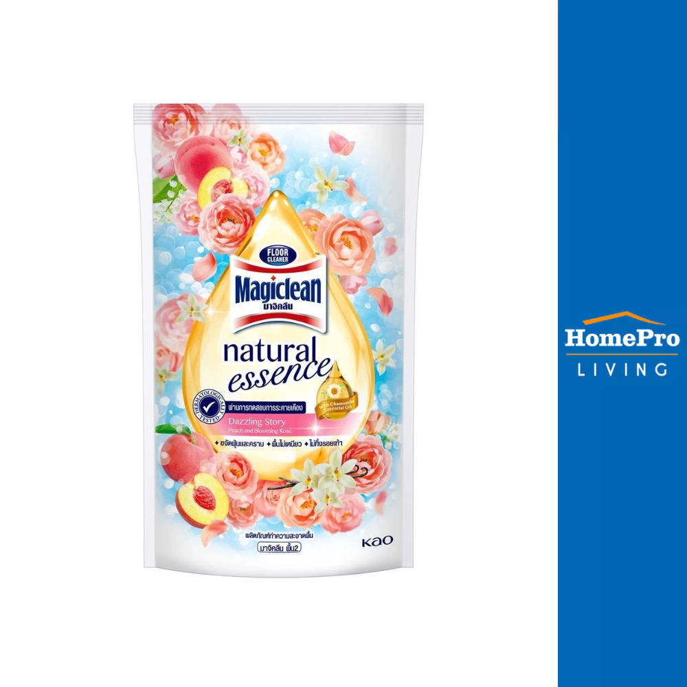 MAGICLEAN รีฟิลน้ำยาทำความสะอาดพื้น NATURAL ESSENCE 700ml DAZZLING STORY