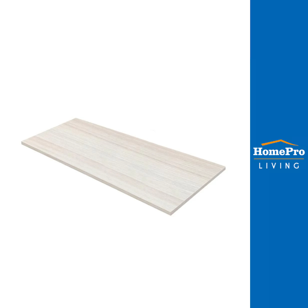 STACKO แผ่นชั้นไม้เมลามีน 80X40X1.6 ซม. สีวอลนัท จัดส่งโดย HomePro