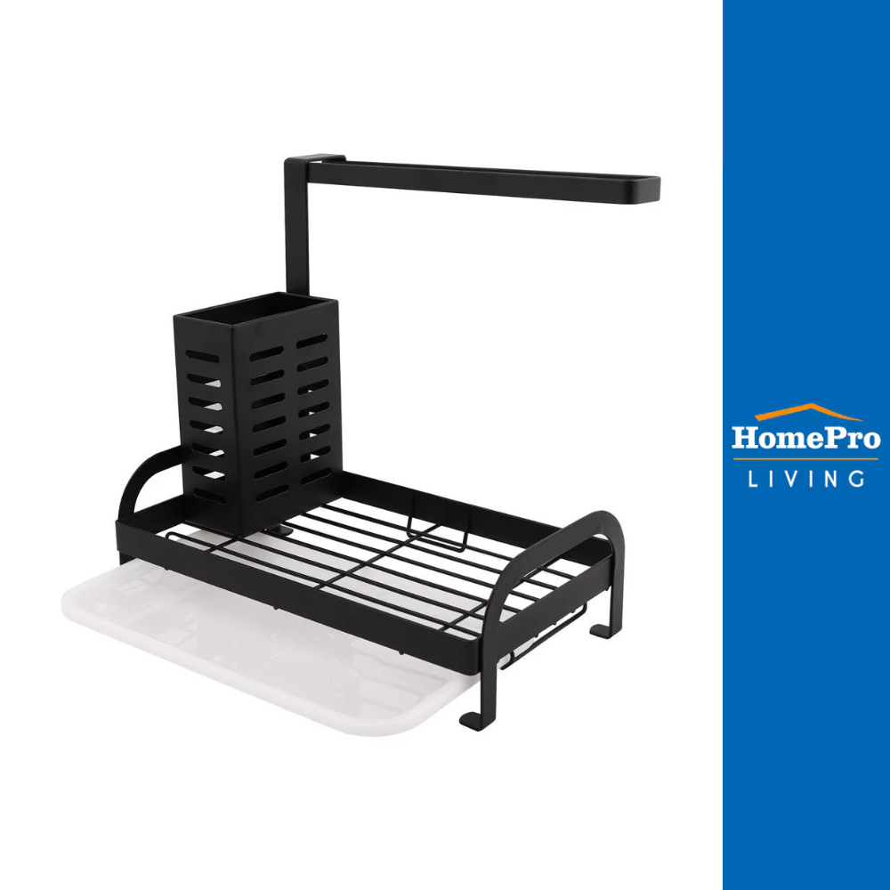 HomePro ที่วางฟองน้ำบนซิงค์ล้างจาน  MODISH สีดำ แบรนด์ KECH