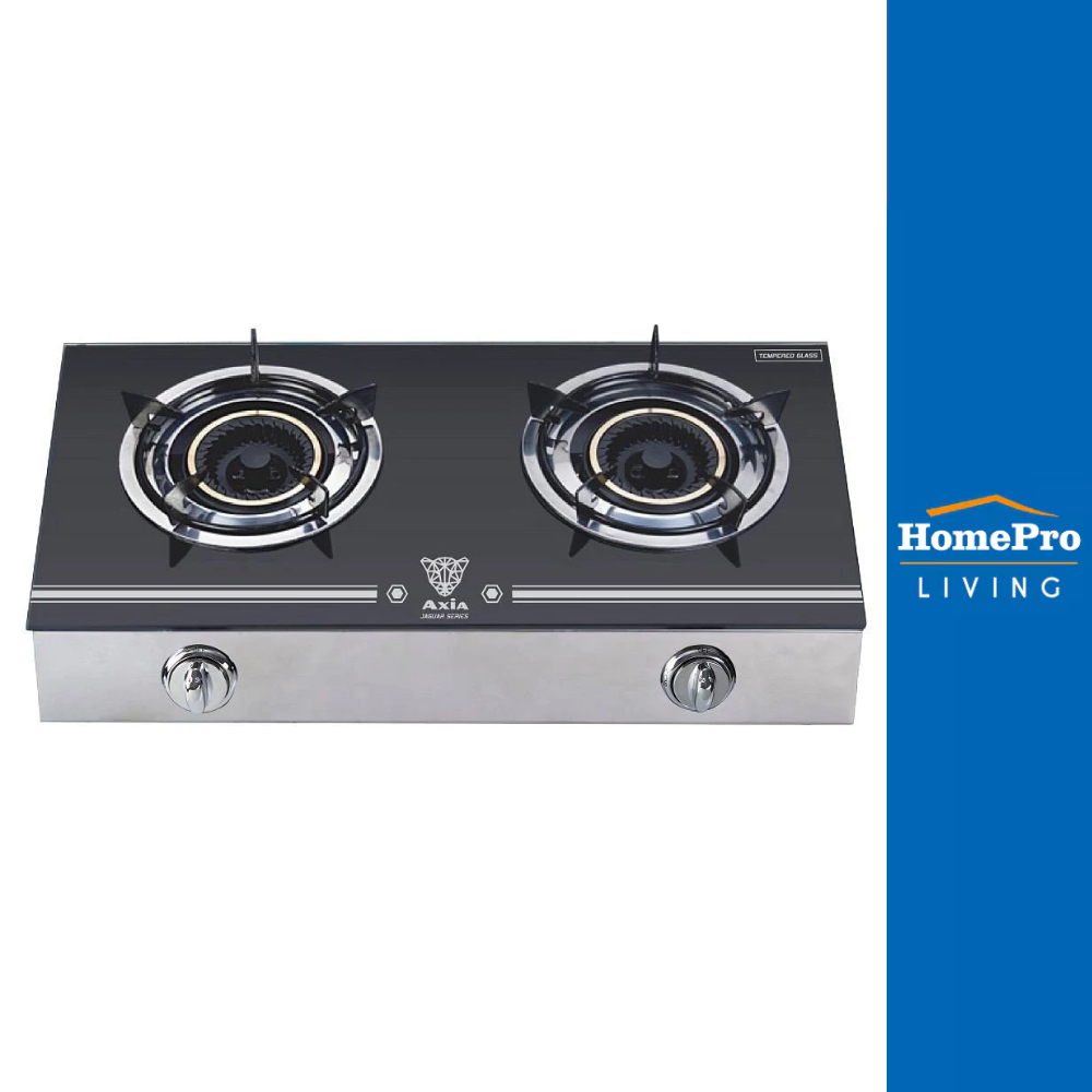 HomePro เตาแก๊สตั้งโต๊ะ 2 หัวแก๊ส AXIA JAGUAR แบรนด์ AXIA