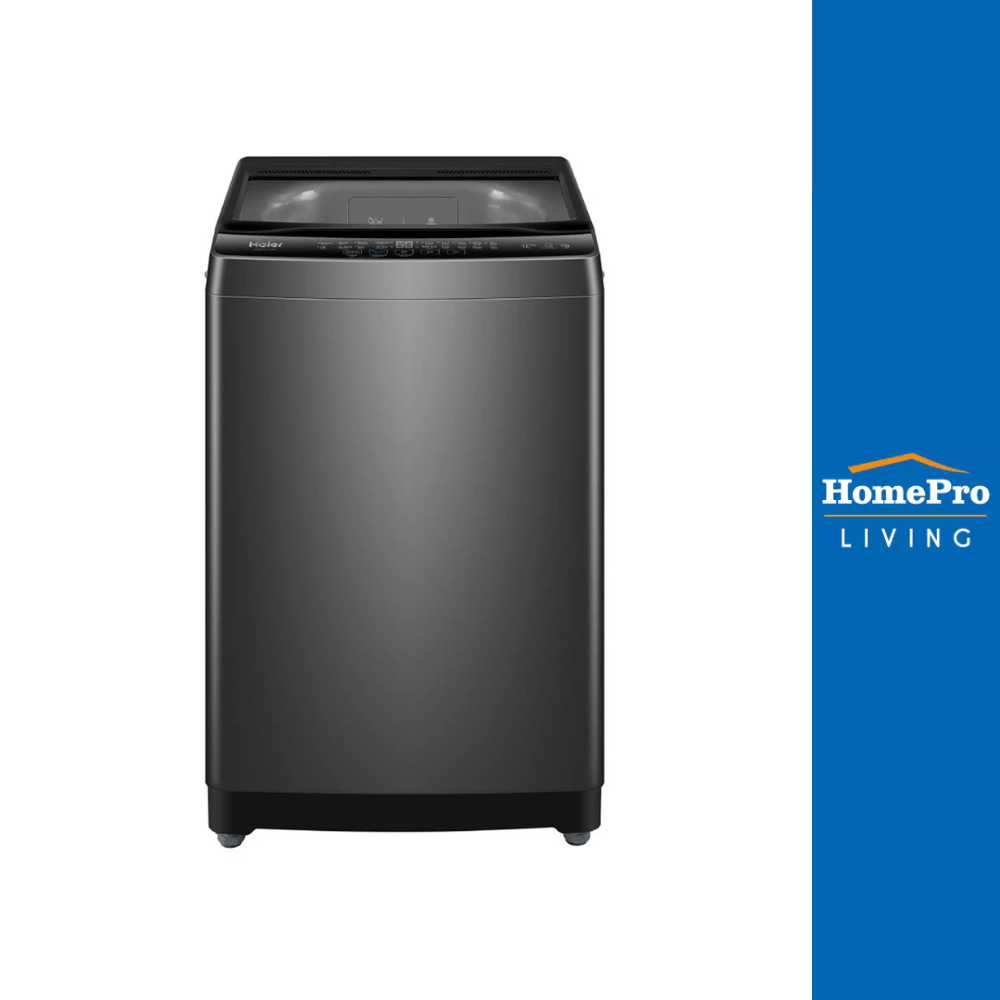 (จัดส่งพร้อมติดตั้ง) HAIER เครื่องซักผ้าฝาบน HWM100-316S6 10 กก. สีเทา