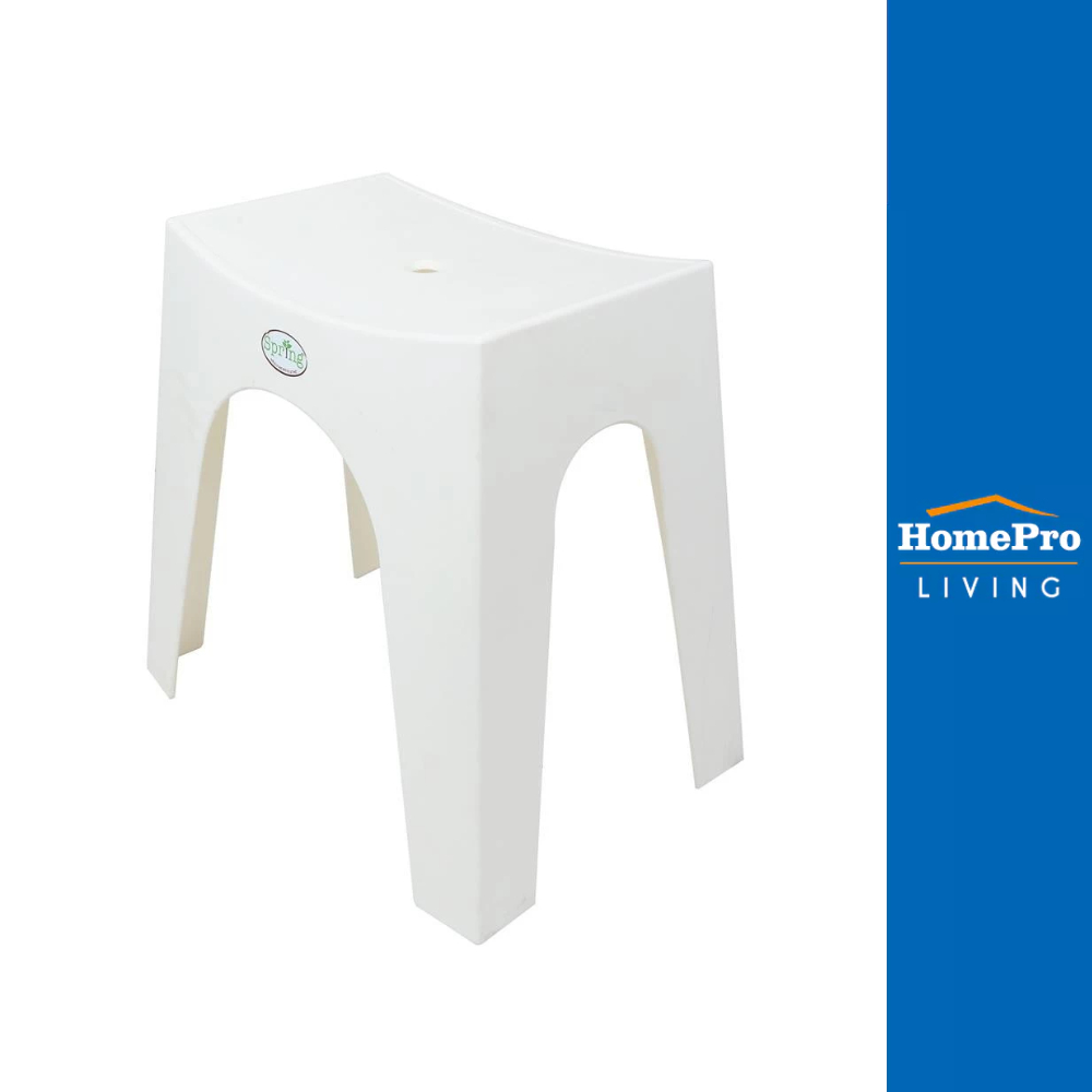 SPRING เก้าอี้พลาสติก MILAR CHAIR สีขาว จัดส่งโดย HomePro