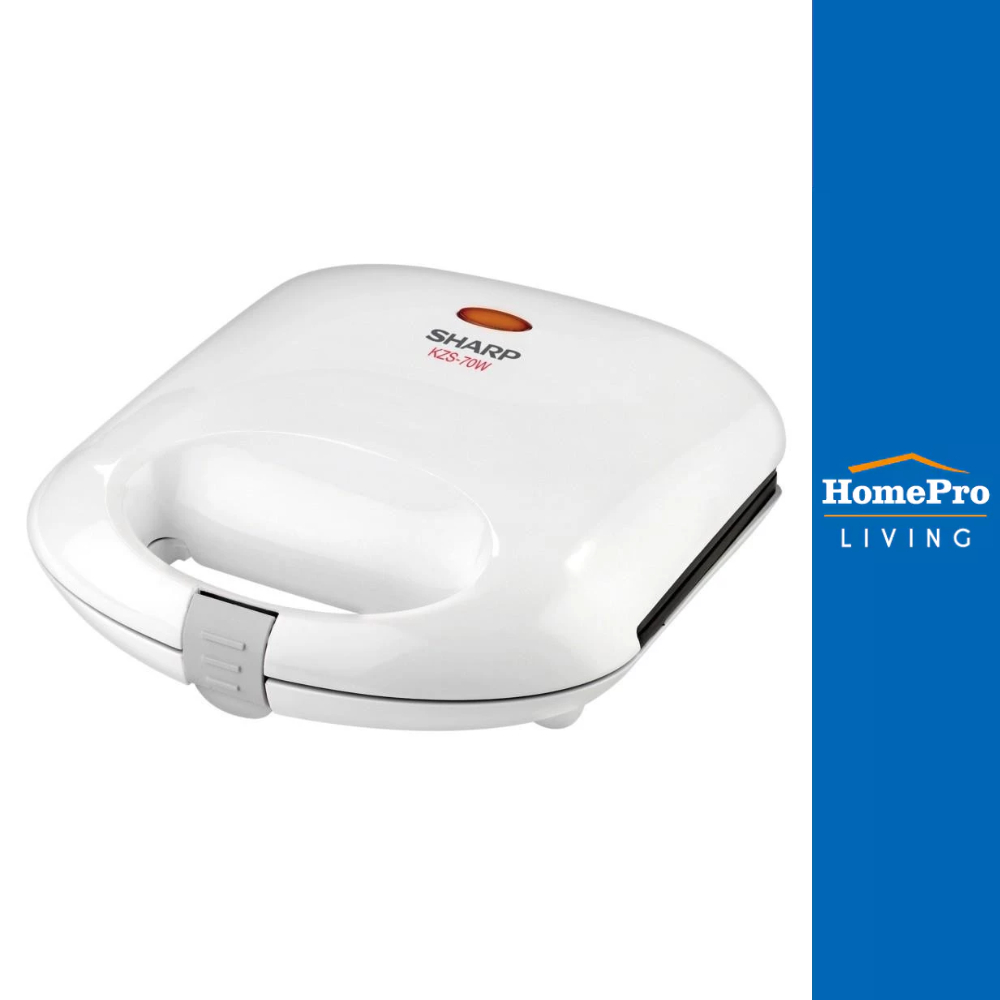 SHARP เครื่องทำแซนด์วิช รุ่น KZS-70W 4ชิ้น