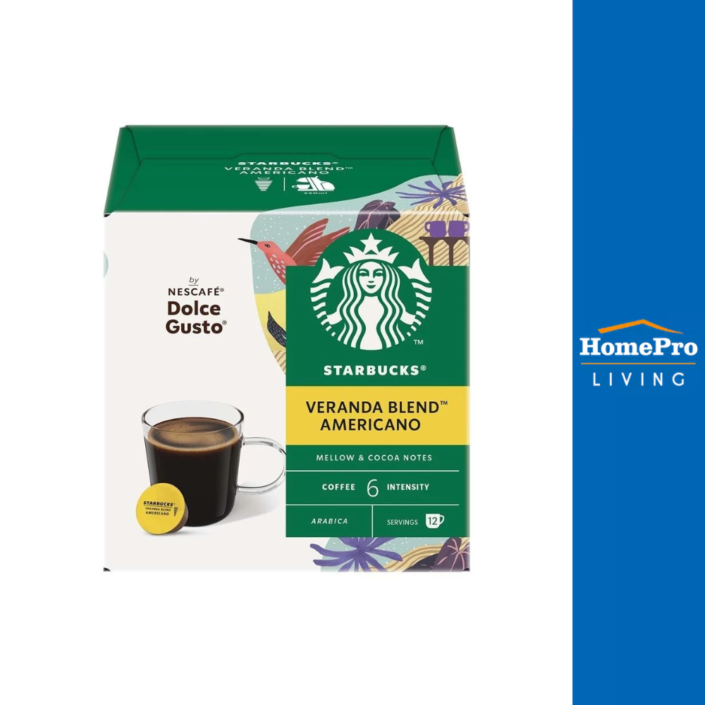 NESCAFE แคปซูลเครื่องชงกาแฟ DOLCE GUSTO STARBUCKS VERANDA BLEND AMERICANO จัดส่งโดย HomePro