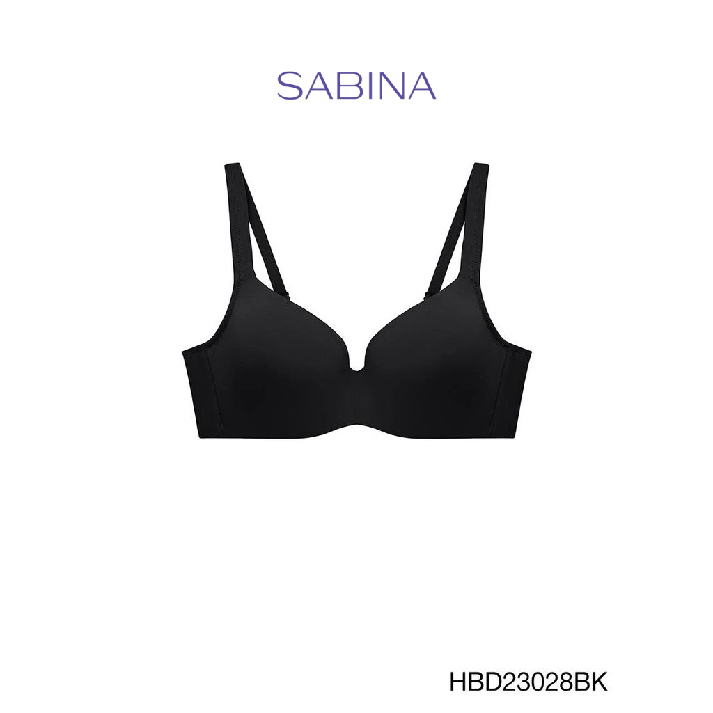 SABINA FOREVER YOUNG Habpy Perfect Bra Level 1 เสื้อชั้นใน มีโครง รหัส HBD23028BK - สีดำ