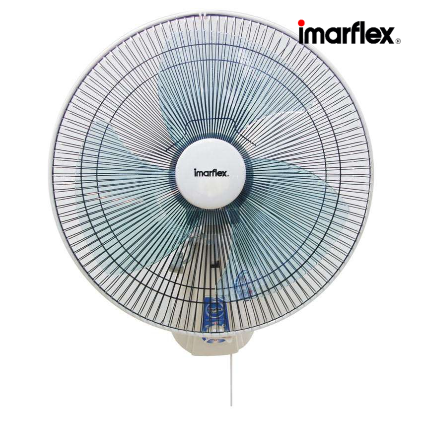 imarflex รุ่น IF-955 พัดลมติดผนัง ขนาด 18 นิ้ว ควบคุมการทำงานด้วยสายเชือก 1 เส้น ปรับแรงลมได้ 3 ระดับ มอบความเย็นสบายอย่างทั่วถึง