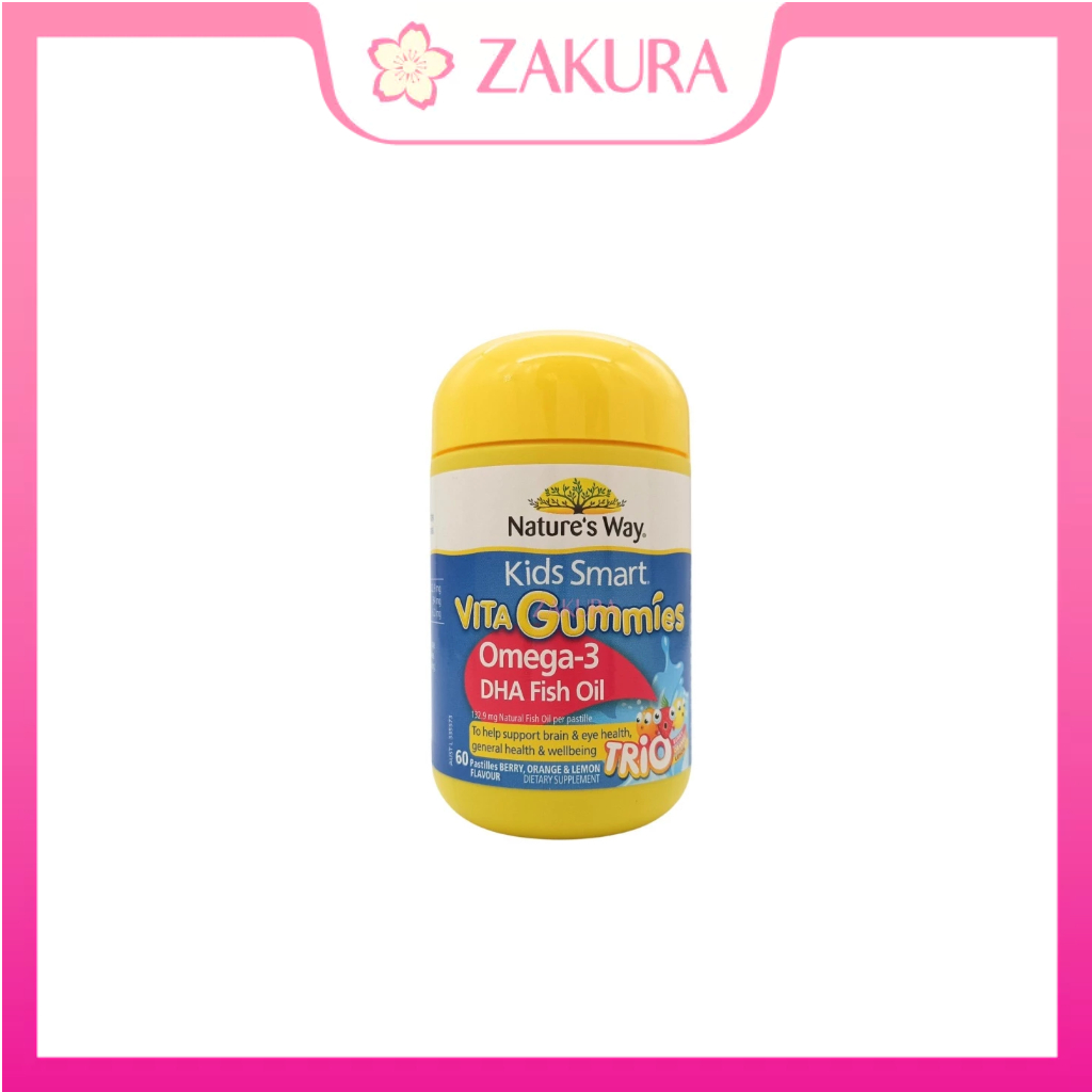 Nature's Way	Vita Gummies Omega -3 DHA Fish Oil 60pills