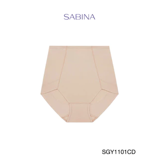 Sabina Wear and Go กางเกงในกระชับสัดส่วนเอวสูงปานกลาง Light Support รหัส SGY1101CD - สีเนื้อเข้ม