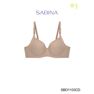 Sabina เสื้อชั้นใน มีโครง รุ่น Function Bra รหัส SBO1103CD สีเนื้อเข้ม