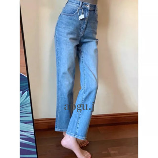 มาใหม่พร้อมส่ง💖 (WP002) Tulie jeans กางเกงยีนส์ ขายาว สไตล์เกาหลี เก็บทรง