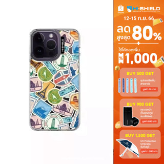 HI-SHIELD Stylish เคสใสกันกระแทก iPhone รุ่น Stamp1 [เคส iPhone14][เคส iPhone13]