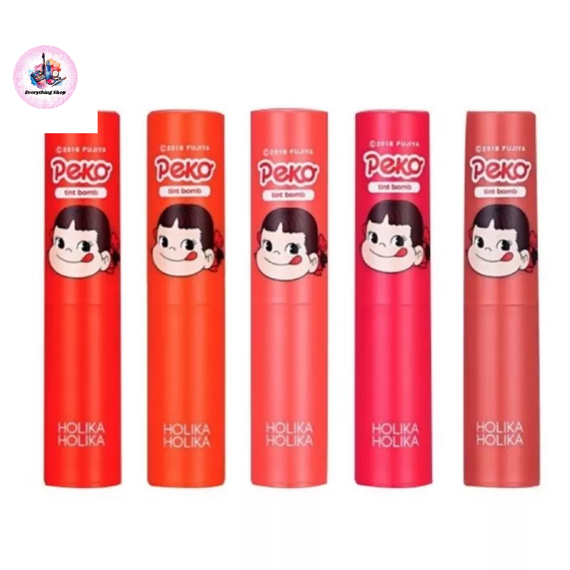 แท้/พร้อมส่ง Holika Peko Water Drop Tint Bomb ลิปเปโกะ จากเกาหลี