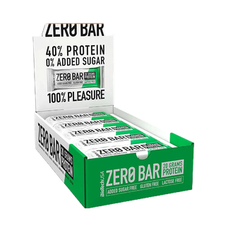 BioTechUSA Zero Bar protein bar Chocolate-Hazelnut 50g/Bar (โปรตีนบาร์ รสช็อกโกแลต-ฮาเซลนัท 50กรัม/แท่ง)