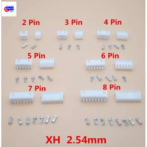 XH2.54 connector 2.54mm ขั้วต่อคอนเน็กเตอร์ (5ชุด)