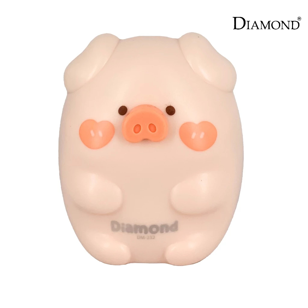 DIAMOND กบเหลาดินสอหมู กบเหลาน่ารัก แข็งแรง ทนทาน