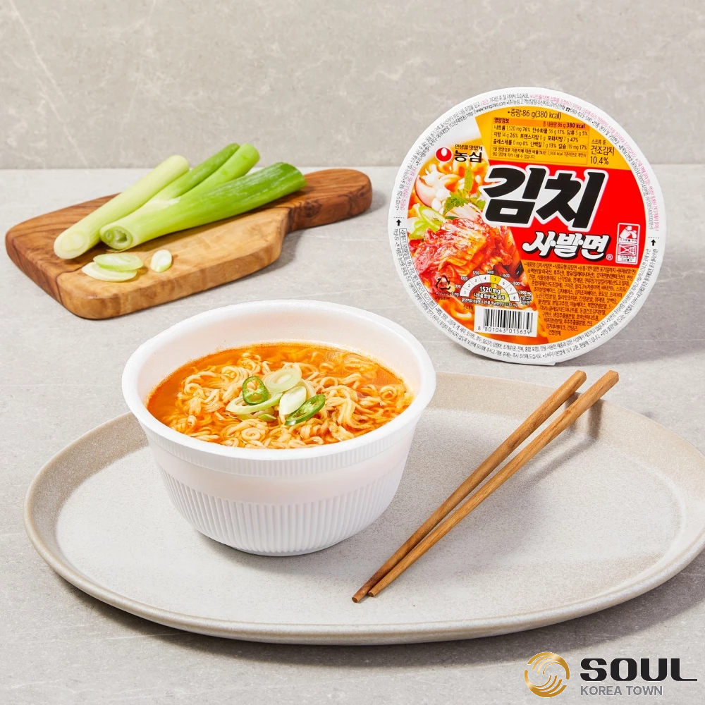 nongshim kimchi ramen cup 김치사발면 บะหมี่กึ่งสำเร็จรูปรสซุปกิมจิแบบถ้วย 86g