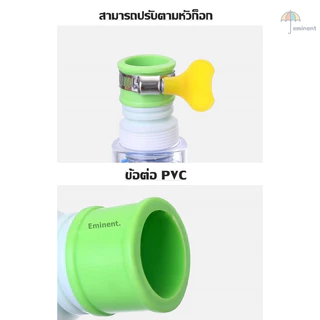 หัวกรองก๊อกน้ำ สีใส ตัวเสริมหัวก๊อกประหยัดน้ำ ไส้กรองเปลี่ยนได้ หัวต่อกรองน้ำ ใช้ได้กับก็อกน้ำทั่วไป (สีแบบสุ่ม)
