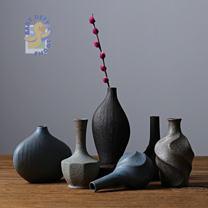 <พร้อมส่ง 20แบบ> แจกันเซรามิก มินิ 5นิ้ว Ceramic,Vintage&Retro,Art,Decoration 15แบบ ตกแต่งบ้าน แจกันตั้งโต๊ะ