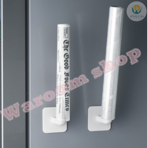 ที่แขวนทิชชู่สีขาว ที่เสียบทิชชู่ ที่แขวนฝาหม้อ ที่แขวนแก้ว ติดตั้งง่าย ราคาถูก - รูปที่ 5