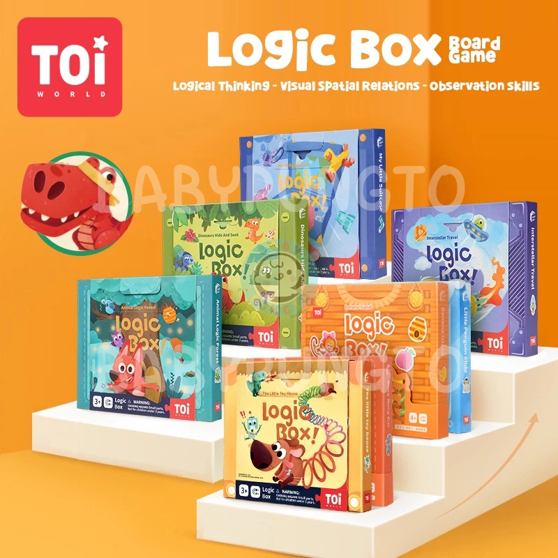 TOi Magnetic Logic Box  เกมโลจิค เสริมทักษะการคิดวิเคราะห์ | ของเล่นเสริมพัฒนาการ ของเล่นเด็ก