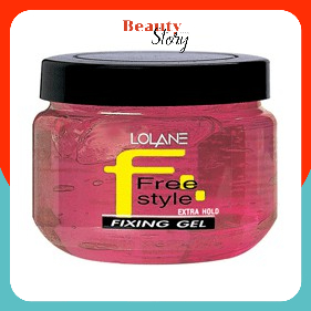 โลแลน ฟรีสไตล์ ฟิกซิ่ง เจล Lolane Strong Fixing gel จัดแต่งทรงผม เนื้อใสบางเบา ผมอยู่ทรง สไตล์ที่ต้องการ (กระปุกสีแดงใส)
