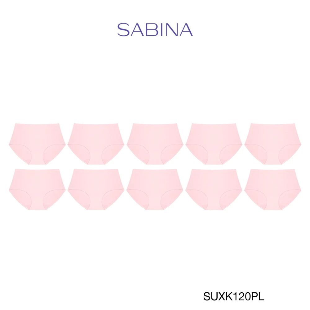 Sabina กางเกงชั้นใน (Set 10 ชิ้น) Seamless Fit รุ่น Soft Collection รหัส SUXK120PL สีชมพูอ่อน