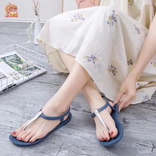 annacny รองเท้าแตะรัดส้น มาใหม่ พื้นนิ่ม ใส่ได้ทุกวัน พร่อมส่งจากไทย T288