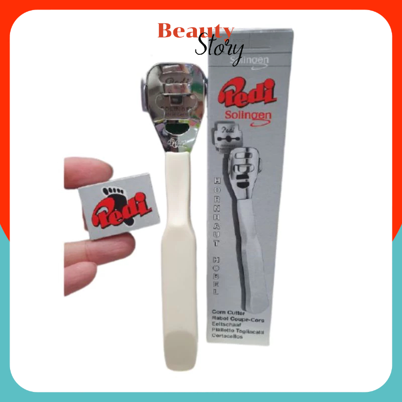ใบมีด/ด้ามมีด 👼 ขูดส้นเท้า ขูดตาปลา Pedi  Solingen บรรจุ 10 ใบ / ส้นเท้าแตก (พีดิ)