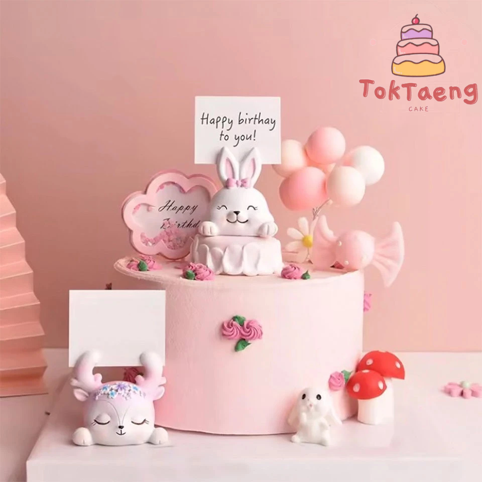 ตุ๊กตากระต่าย กวาง ยูนิคอร์น แต่งเค้ก 077 391 394 390 233 389 750
