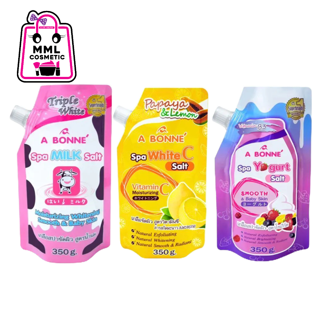 A BONNE เอบอนเน่ สปา ซอลท์ เกลือสปาขัดผิว 350ก.