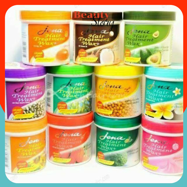 (ขนาดใหญ่ 1000g 1กระปุก) ทรีตเม้นท์ จีน่า Jena Hair Treatment Wax บำรุง ฟิ้นฟูเส้นผม ที่แห้งเสีย แตกปลาย ---1000มล---