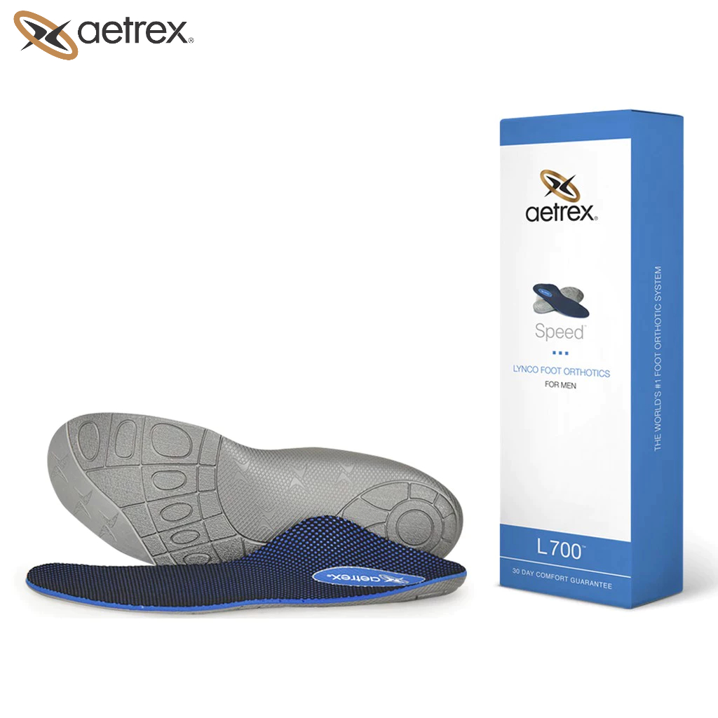 Aetrex แผ่นรองเท้าเพื่อสุขภาพสำหรับผู้ชาย Men's Speed Orthotics - Insole For Running