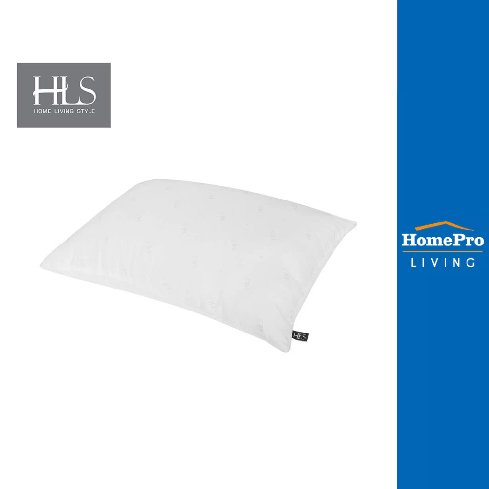 HomePro หมอนหนุน ขนาด 19X29 นิ้ว สีขาว แบรนด์ HLS