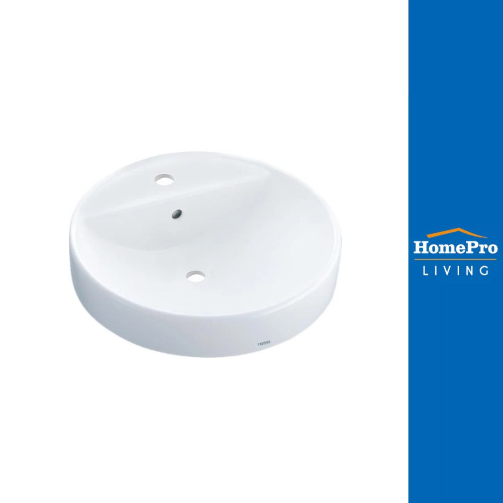 [สินค้าไม่รวมติดตั้ง] TOTO อ่างล้างหน้าวางบนเคาน์เตอร์ L700CD สีขาว