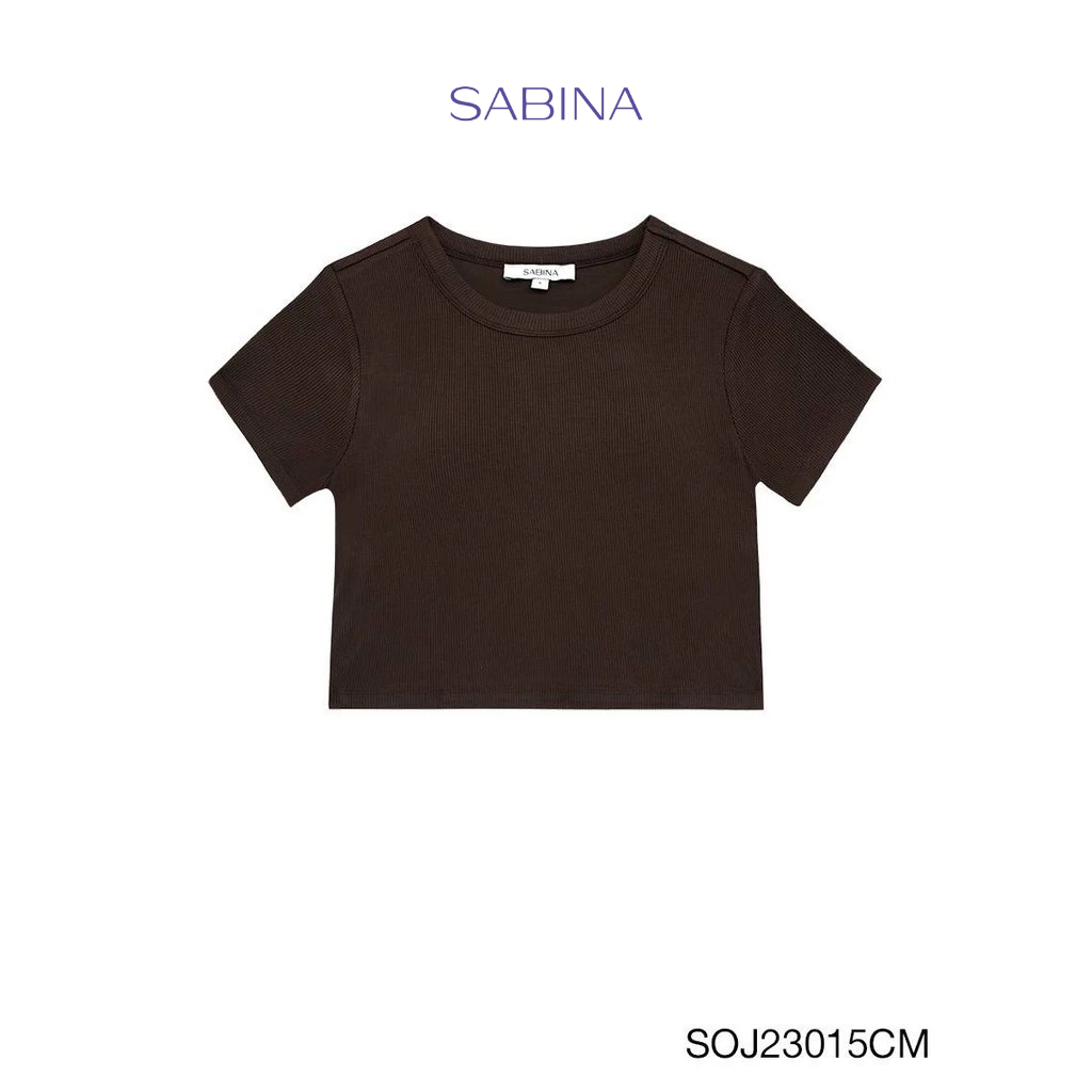 Sabina Wearever SS24 เสื้อเสริมบราในตัว รหัส SOJ23015CM - สีน้ำตาลเข้ม