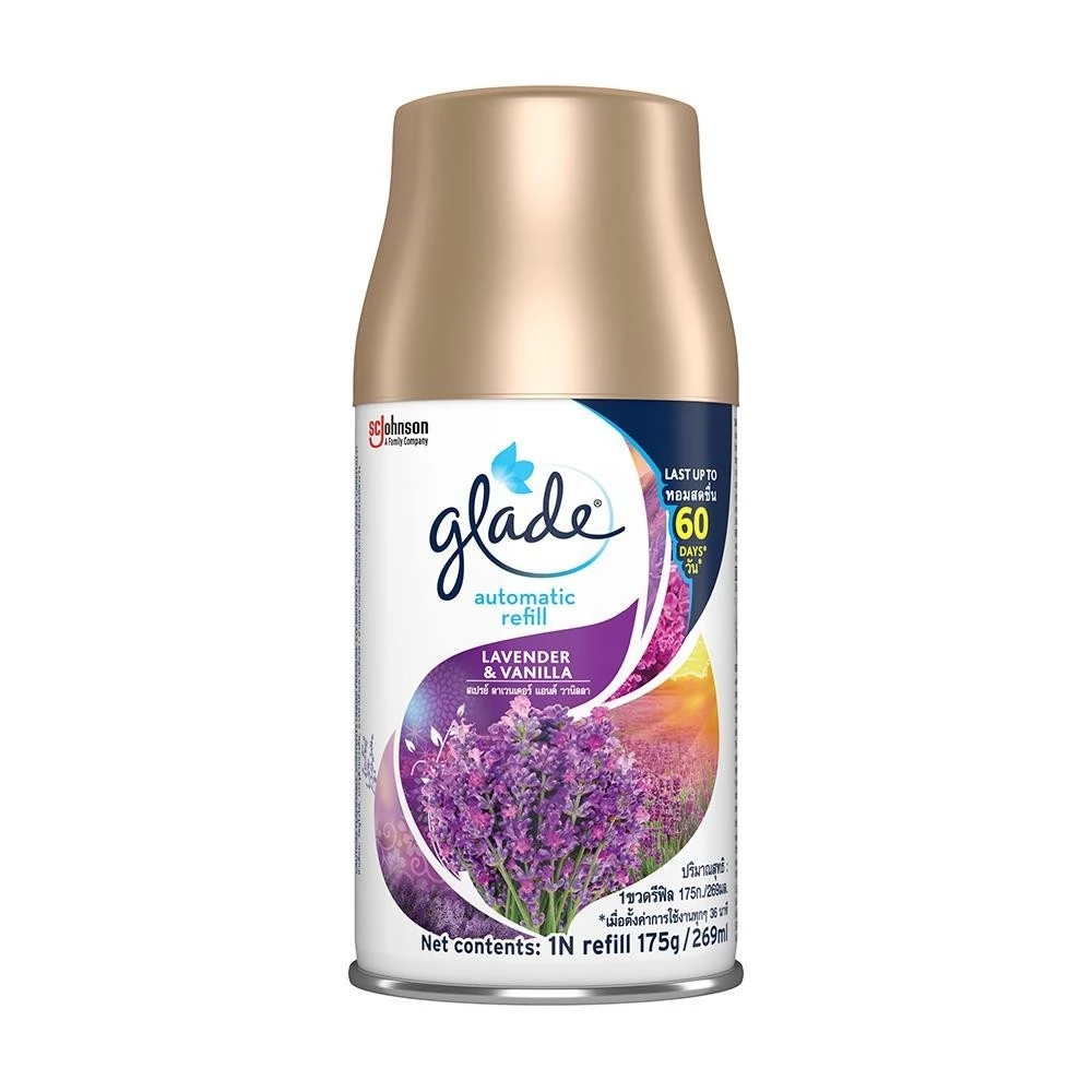 GLADE รีฟิลสเปรย์ปรับอากาศ 175g LAVENDER & VANILLA