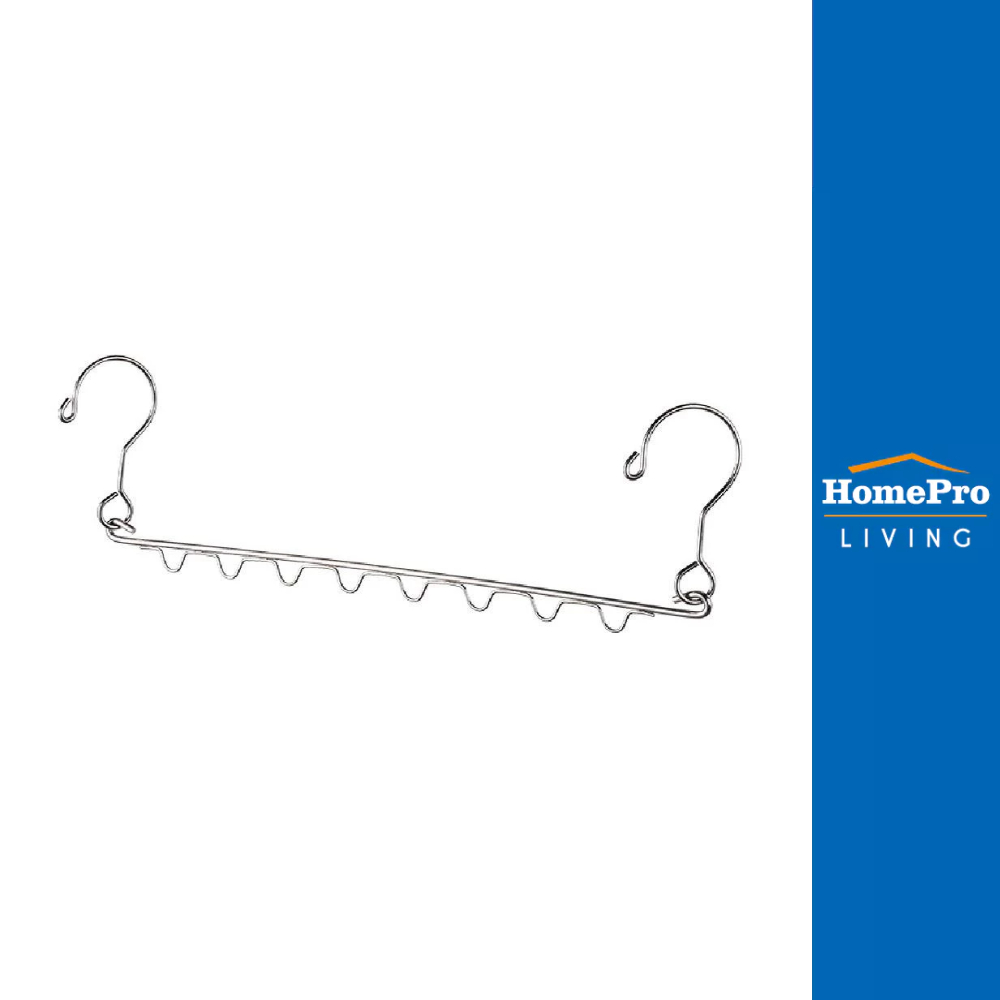 HomePro ขอแขวนไม้แขวนเสื้อ 8 ช่องสเตนเลส แบรนด์ PLIM