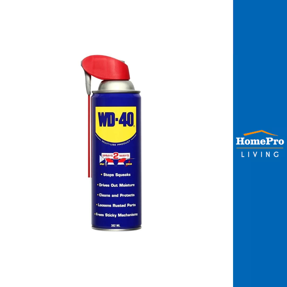 WD-40 สเปรย์หล่อลื่น SMART STRAW 382 มล. จัดส่งโดย HomePro