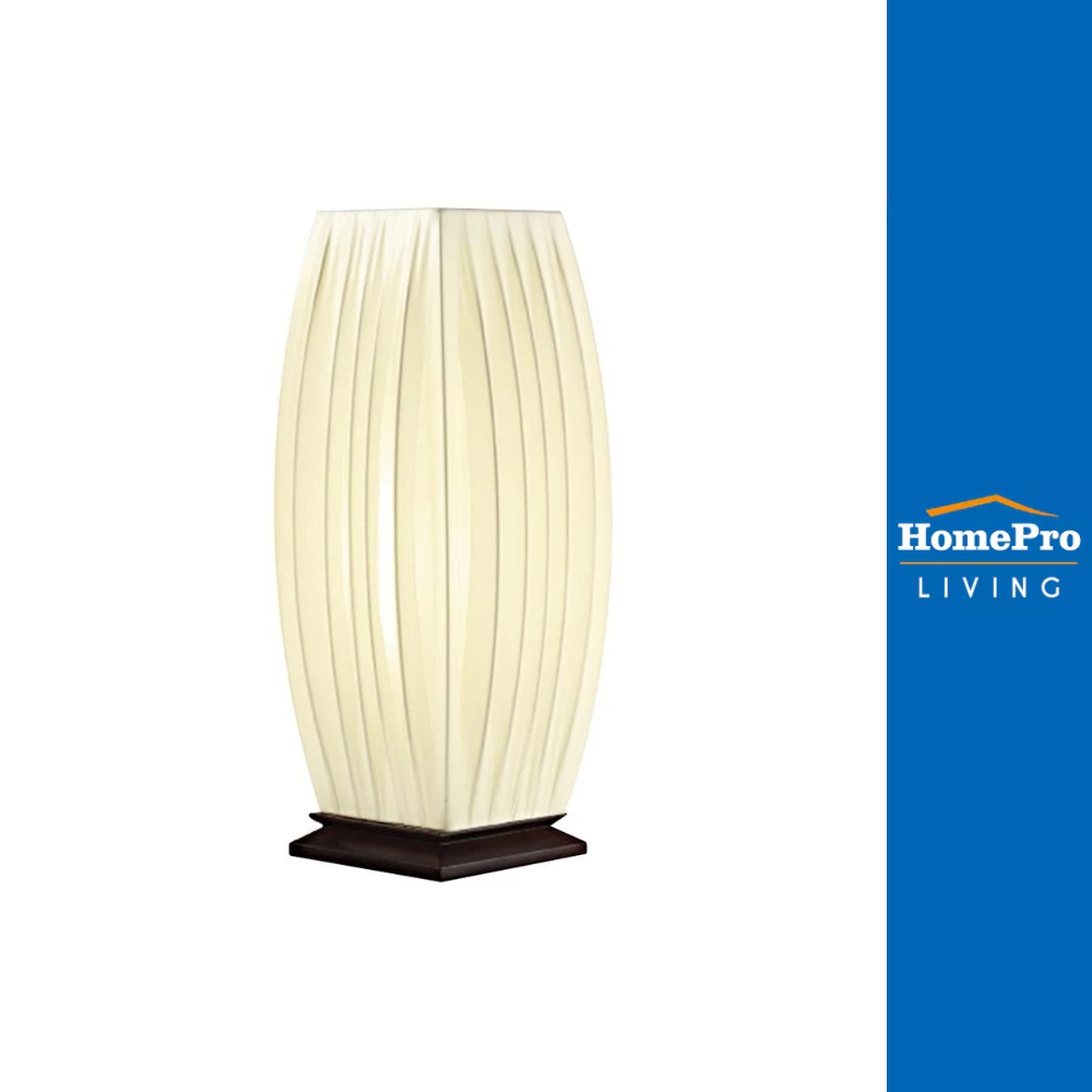 CARINI ไฟตั้งโต๊ะ CONTEMPORARY MT84340 พลาสติก ครีม จัดส่งโดย HomePro