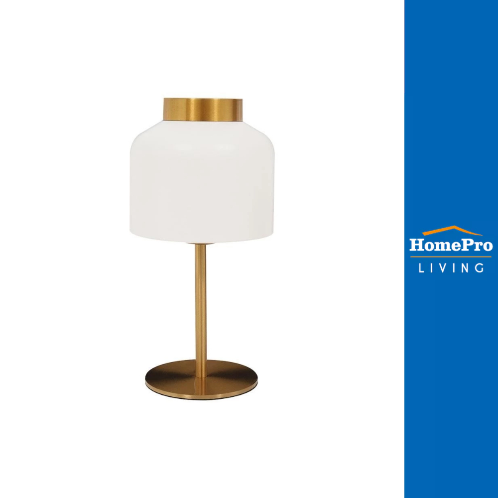 CARINI ไฟตั้งโต๊ะ MT5232WH สีขาว/ทอง จัดส่งโดย HomePro