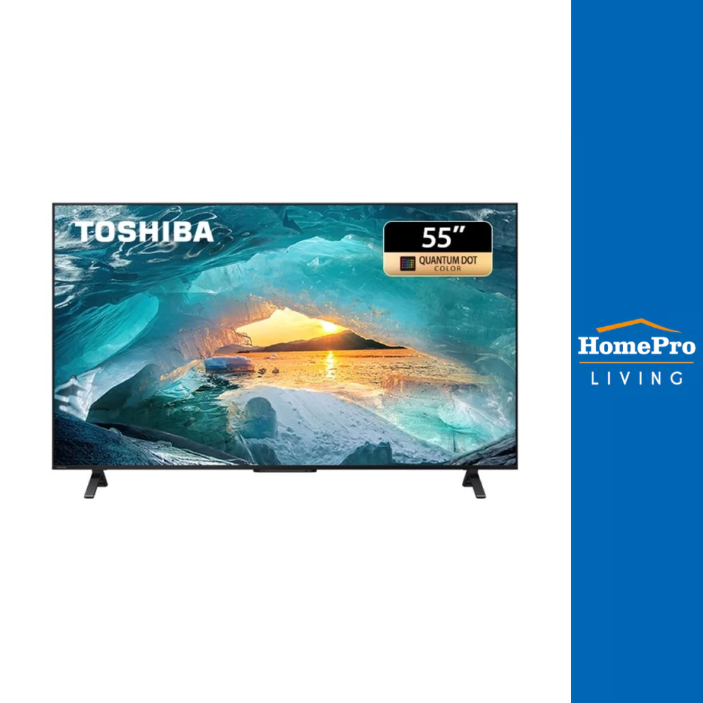 TOSHIBA แอลอีดี ทีวี 55 นิ้ว  (4K, Google TV) 55M550MP