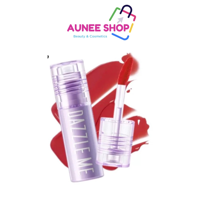 พร้อมส่ง/มีไลฟ์ Aunee shop DAZZLE ME Juicy Punch! Lip Tint ลิปทินท์ ติดทนนาน 12ชม. ลิปจิ๋วสีไม่หลุดลอกไม่ติดแมส (7สี)